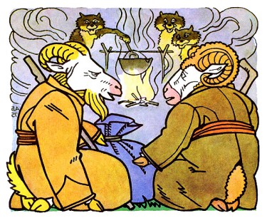 The Goat and the Ram (ukrainian folk tale) - 5