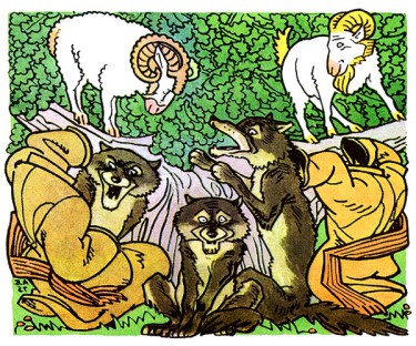 The Goat and the Ram (ukrainian folk tale) - 7