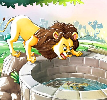 The Lion who drowned in a well (ukrainian folk tale) - 5