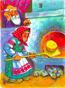 The little round bun (Ukrainian Folk Tale)