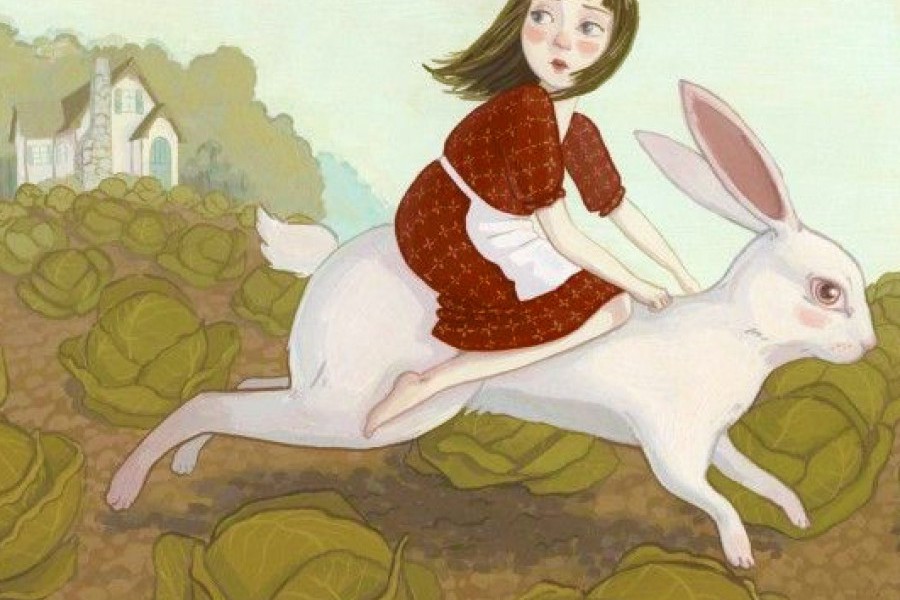 The rabbit's bride Grimm's Fairy Tale ᐈ Read online on Fairy Tales Tree