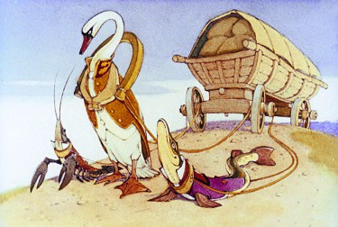 The Swan, the Pike and the Crayfish (ukrainian folk tale)